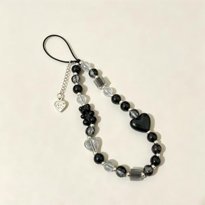 Heart-Themed Beaded Necklace Acalora