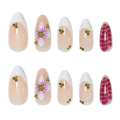 Elegant Floral Design Nail Wraps Acalora