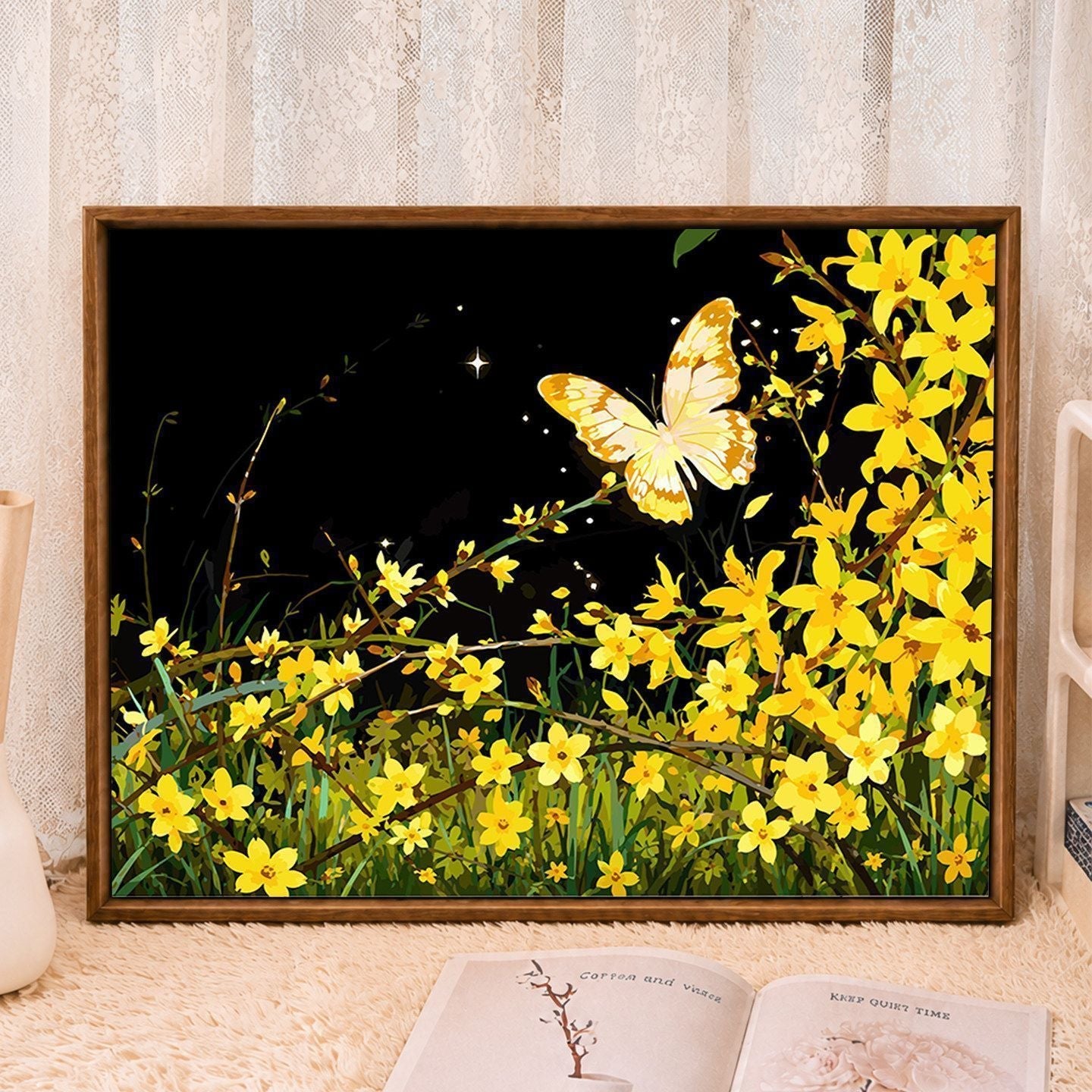 Rustic Piano-Themed Wall Art Canvas