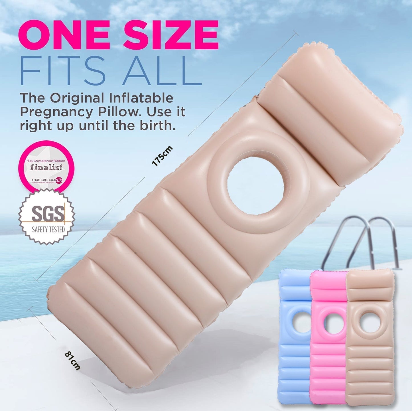 BowLift | ComfiNest Inflatable Pregnancy Sleep Mat