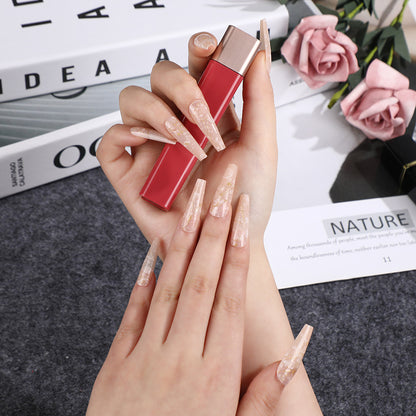 Artificial nails in elegant geometric design Acalora