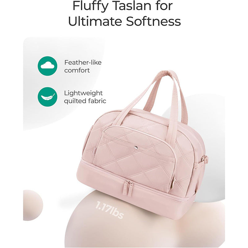Quilted Multi-Functional Travel Duffle Bag Acalora