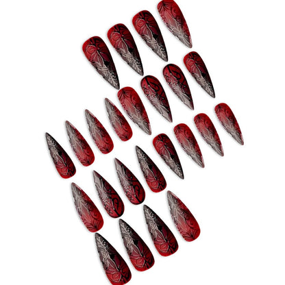 Gothic Stiletto Nail Art Set Acalora