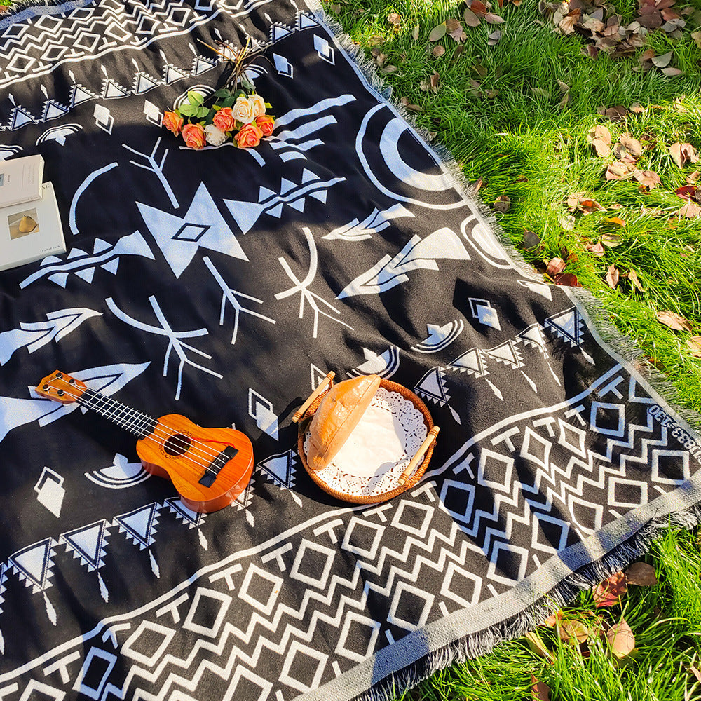 Artistic Geometric Picnic Blanket