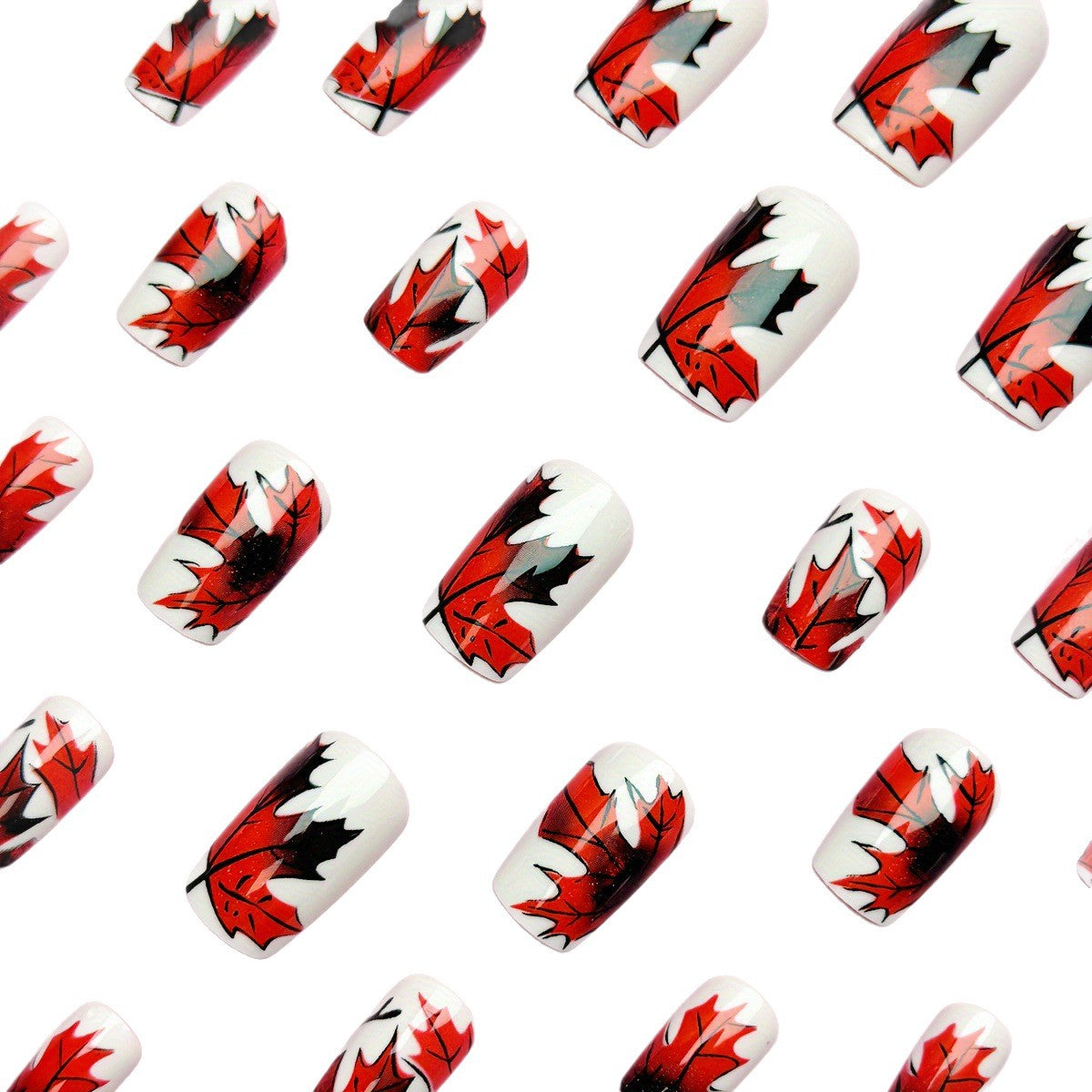 Artistic Autumn Leaf Nail Art Acalora
