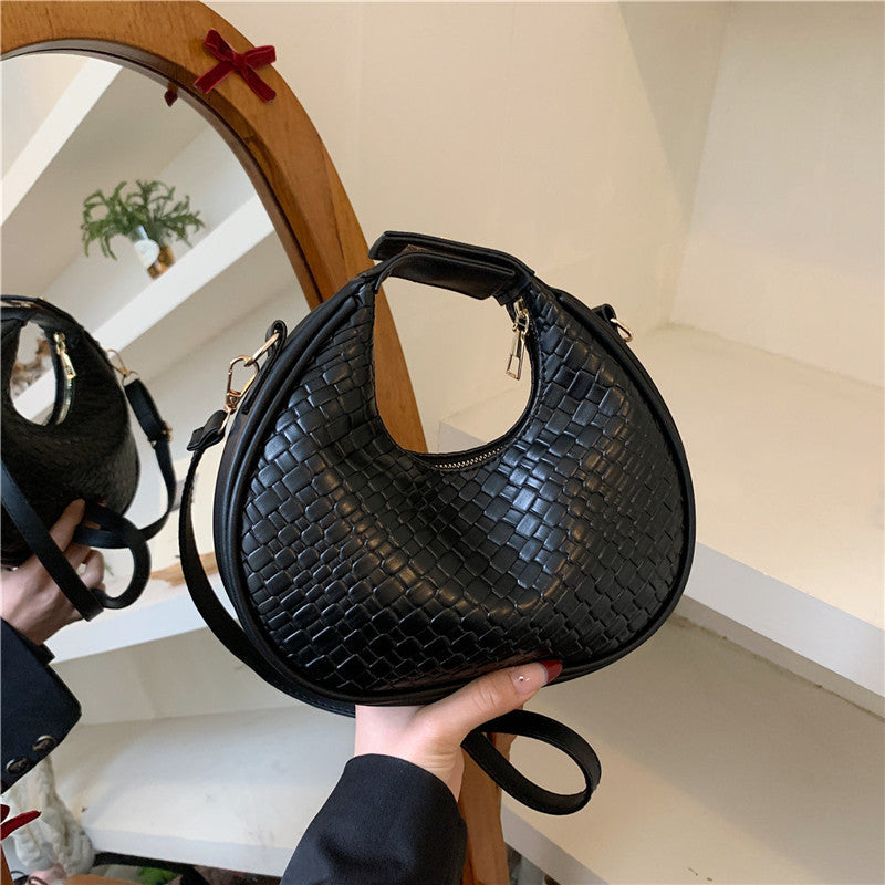 Textured Woven Crossbody Bag Acalora