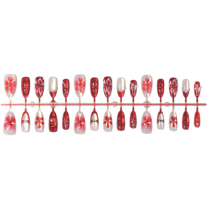Floral Art Press-On Nail Set Acalora