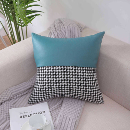 Decorative Houndstooth Pattern Cushion Cover