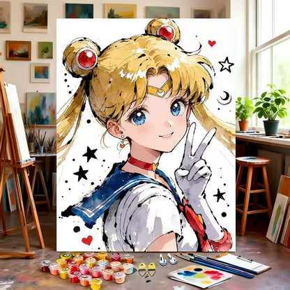 Illustrated Character Canvas Art Print