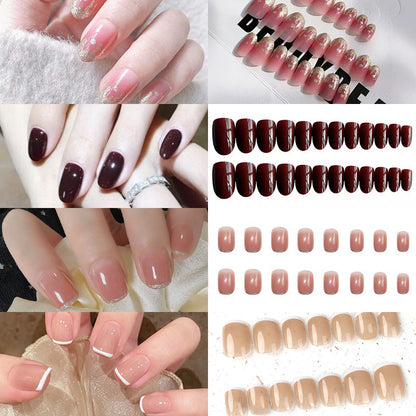 Elegant Glossy Press-On Nail Tips Acalora