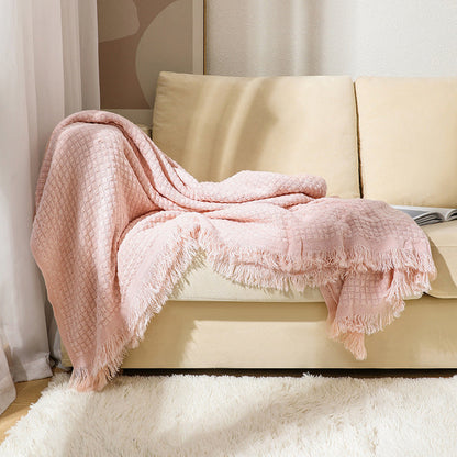Textured Luxury Throw Blanket