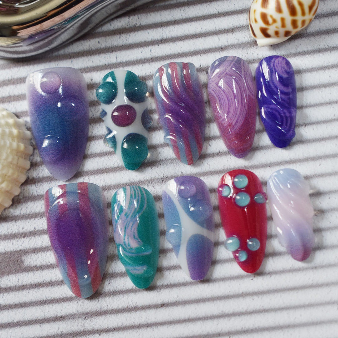 Artistic 3D Nail Design Acalora