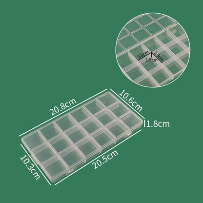 Modular Clear Craft Storage Box Acalora