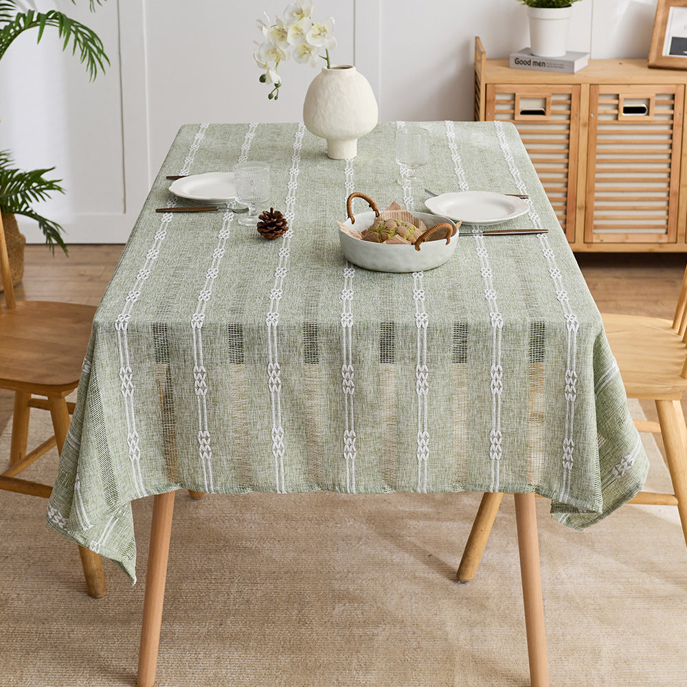 Elegant Woven Table Cover