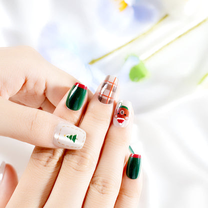 Festive Themed Press-On Nail Set Acalora