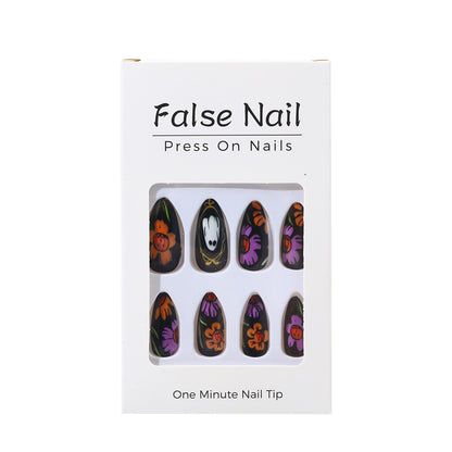 Artificial nails with creative Halloween design Acalora