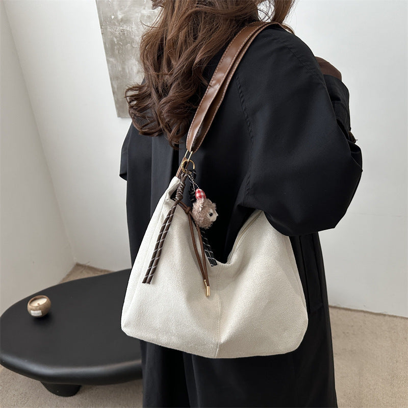 Soft Suede Hobo Handbag Acalora