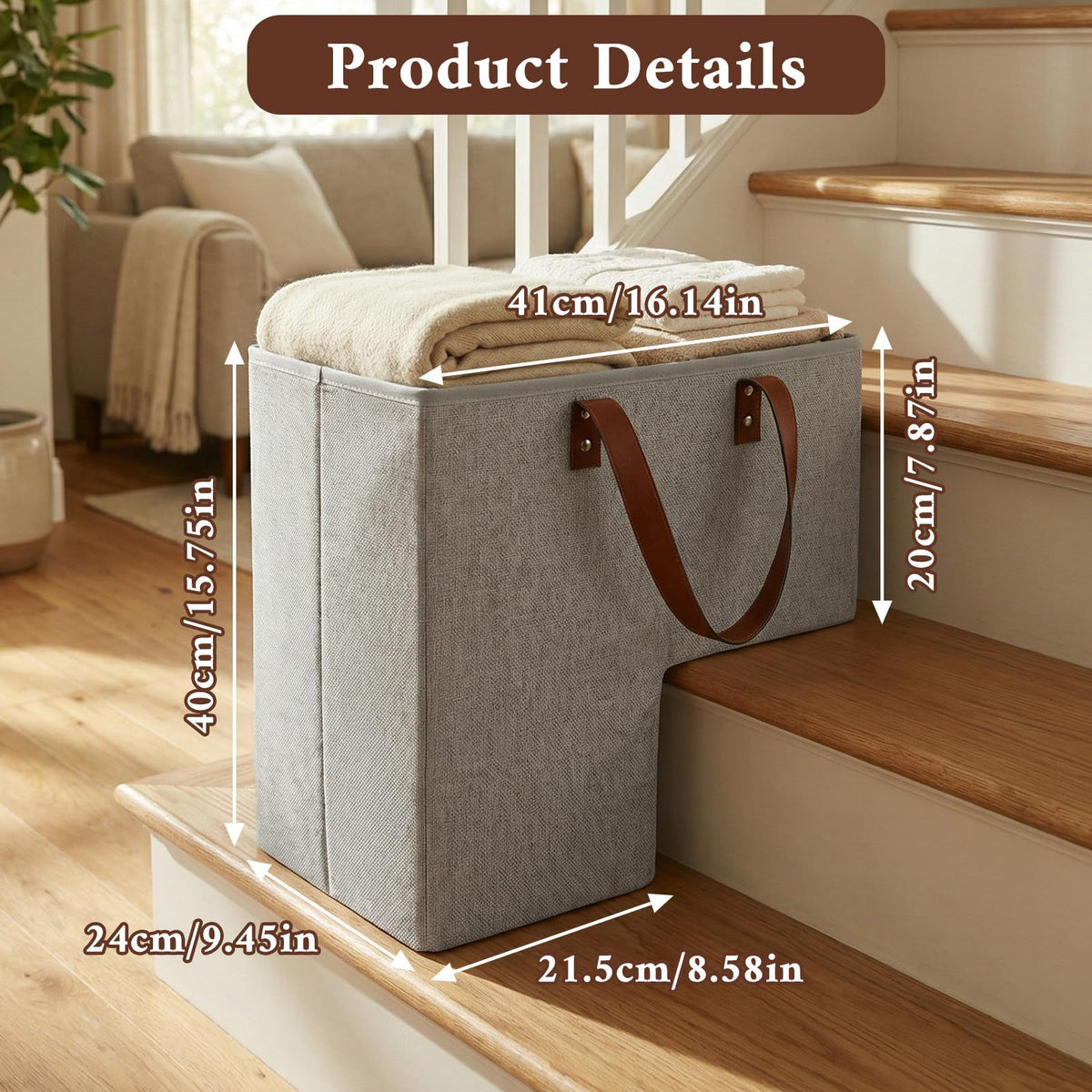 Practical storage bag with rope handles Acalora