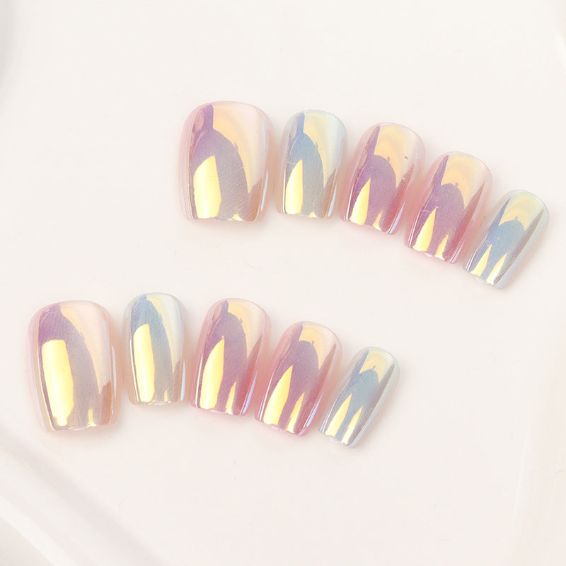 Premium Iridescent Press-On Nail Tips Acalora