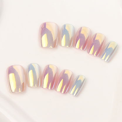 Premium Iridescent Press-On Nail Tips Acalora