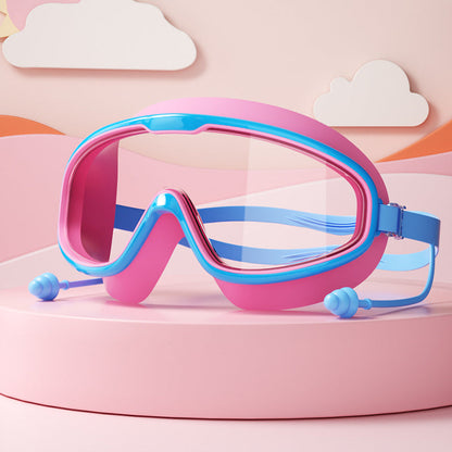 Skanto | Kid-Friendly Swim Goggles with Large Frames and Anti-Fog System