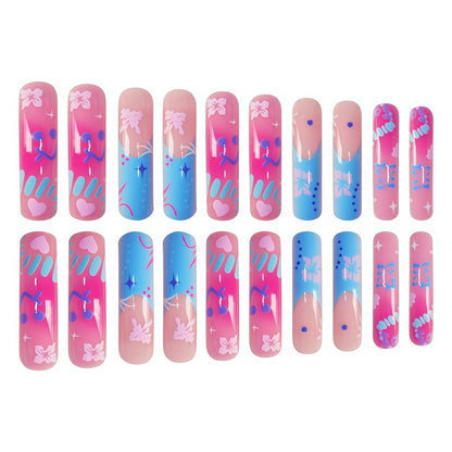 Artistic Press-On Nail Extensions Acalora