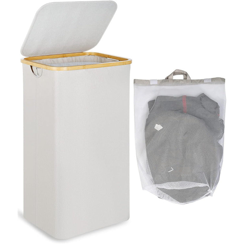High-quality laundry basket with removable and washable inner bag Acalora