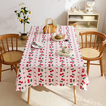Elegant Plaid Tablecloth