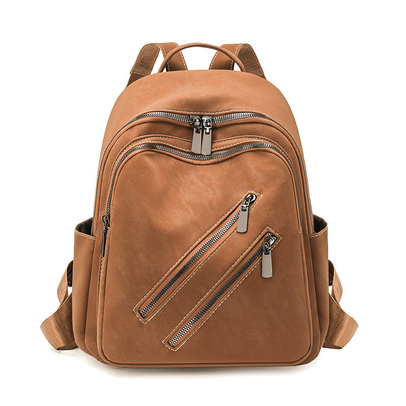 Versatile Multi-Pocket Zippered Backpack Acalora