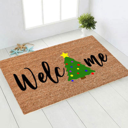 Holiday-Themed Welcome Mat