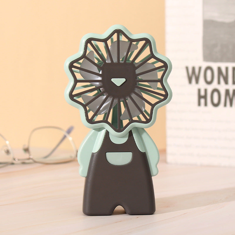 Women's creative mini handheld fan with floral motif Brehn