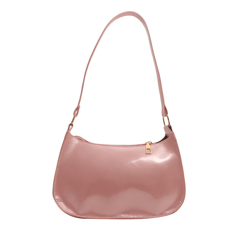 Chic Patent Leather Shoulder Bag Acalora