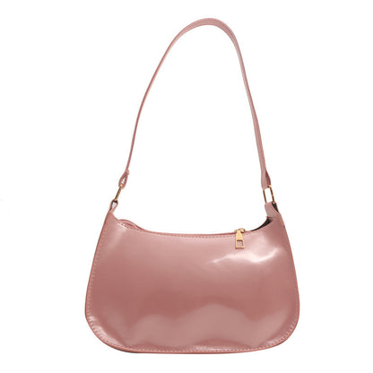 Chic Patent Leather Shoulder Bag Acalora