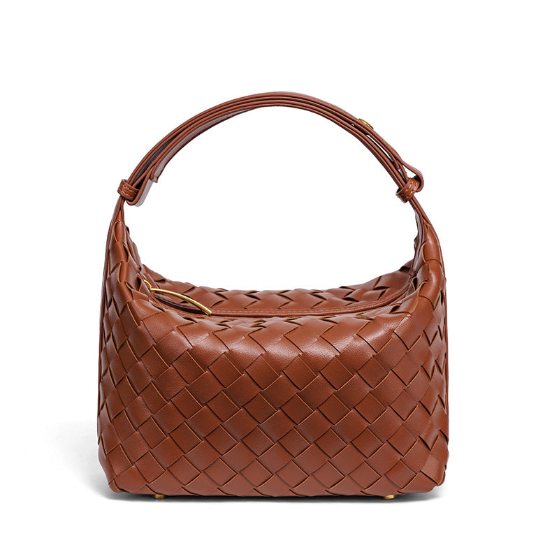 Handmade Woven Leather Mini Bag Acalora