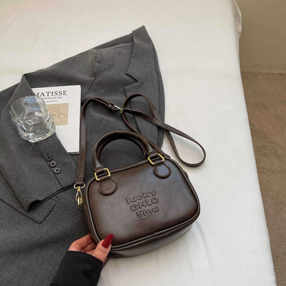Sleek Structured Mini Shoulder Bag Acalora
