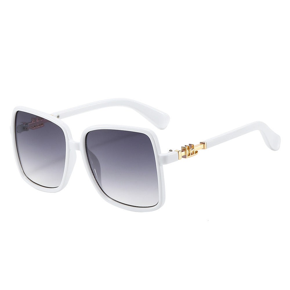 Women's sunglasses with large frame and gradient Brehn