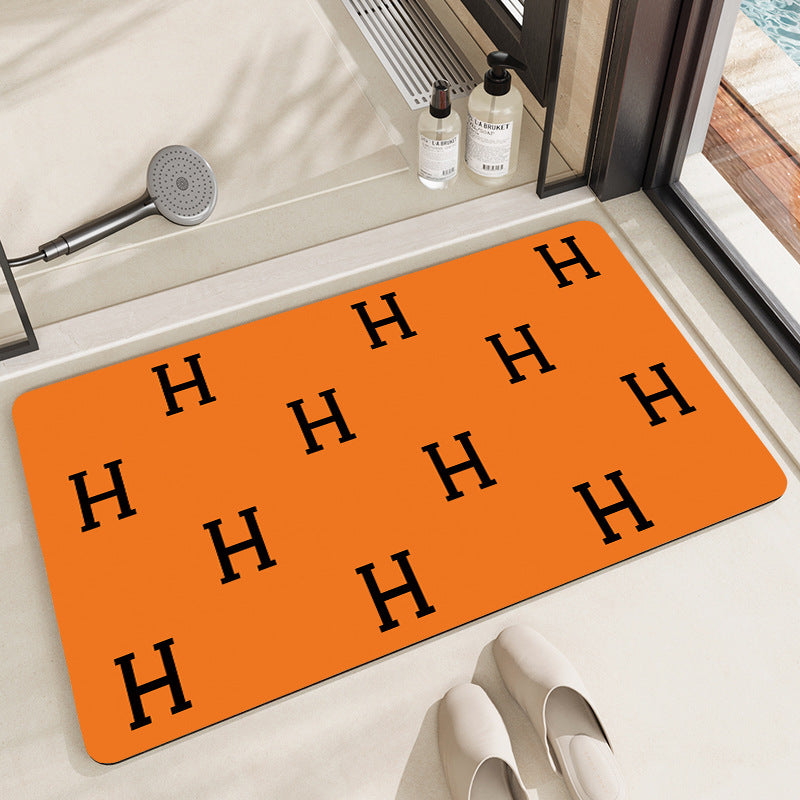 Non-Slip Abstract Design Bath Mat Acalora