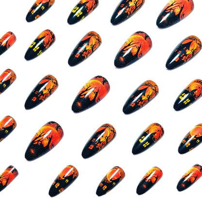 Creative Halloween-Themed Nail Art Acalora