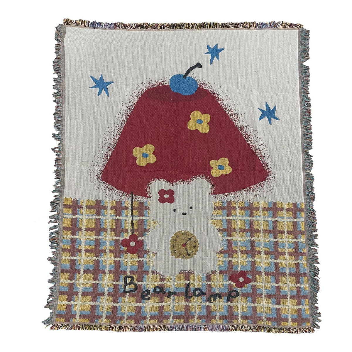 Cozy Cartoon-Themed Decorative Throw Blanket