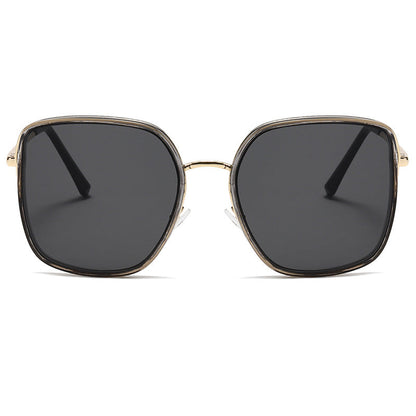 Ladies square sunglasses with luxurious metal frame and UV protection Kalsten