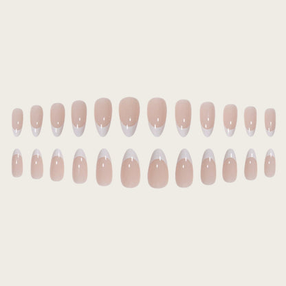 Premium French Tip Press-On Nails Acalora