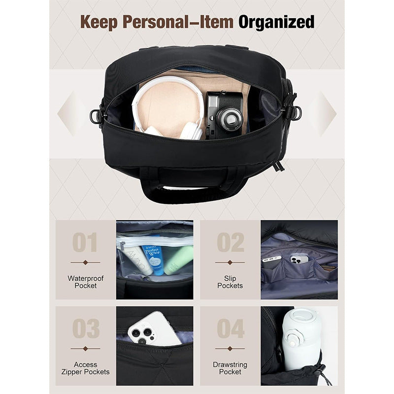 Multi-Functional Quilted Duffle Bag Acalora