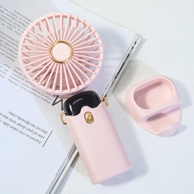 Women's Portable Handheld Fan with USB Charging Function and Powerful Airflow Karnz