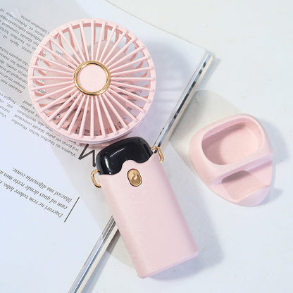 Women's Portable Handheld Fan with USB Charging Function and Powerful Airflow Karnz