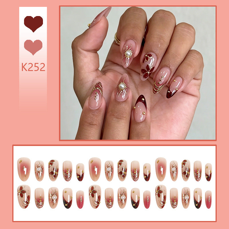 Artificial nails with exclusive flower design Acalora