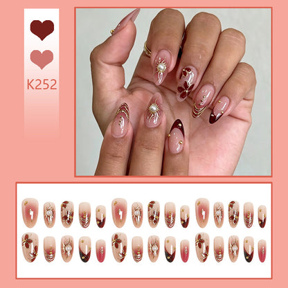Artificial nails with exclusive flower design Acalora
