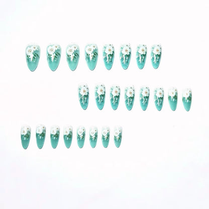 Floral 3D Nail Art Design Acalora