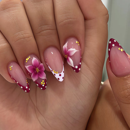 Floral Nail Art Acalora