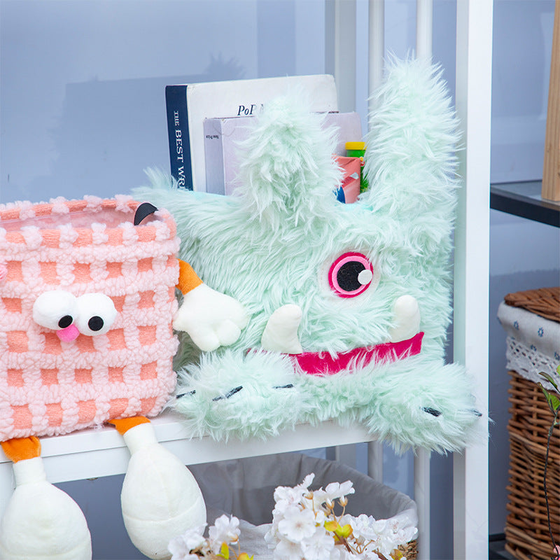 Playful storage basket with animal motif Acalora