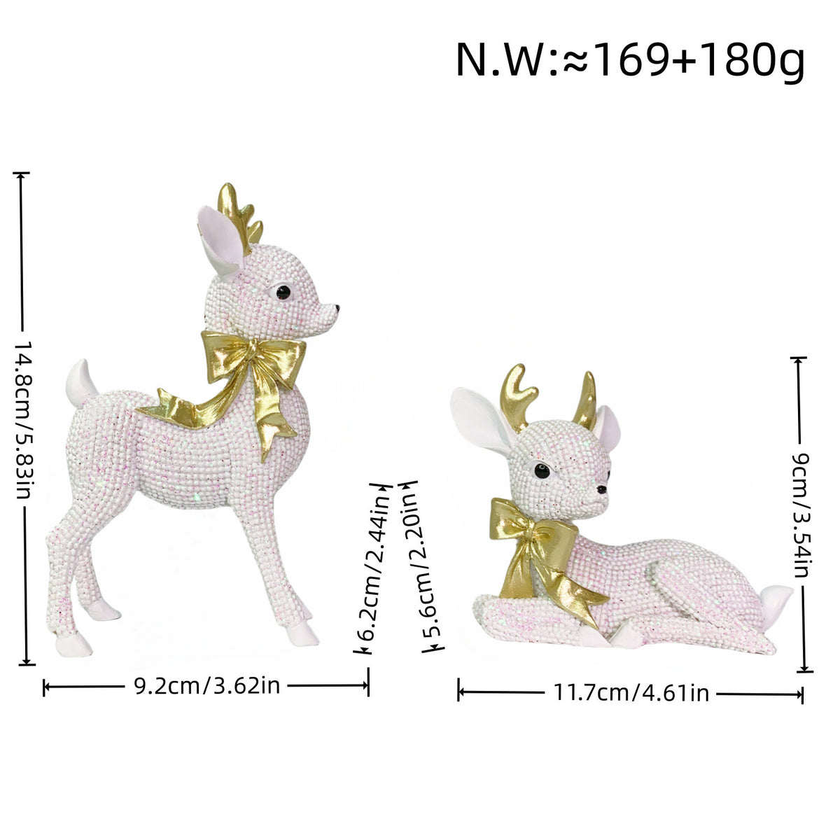 Luxurious Reindeer Sculpture Acalora